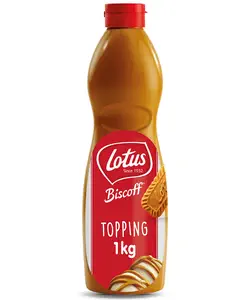 BOTTLE LOTUS BISCOFF TOPPING SAUCE  1 KG