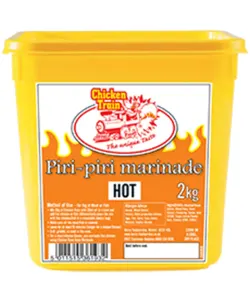 CHICKEN TRAIN PIRI PIRI MARINADE HOT YELLOW TUB  2KG