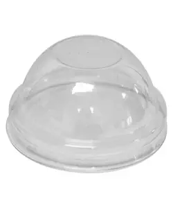 DOME LIDS WITH CROSS HOLE WHITE BOXES (1000)