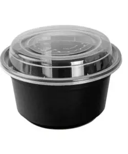 EP BLACK BOWL & LID 1000ML X150
