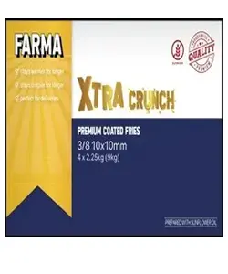FARMA XTRA CRUNCH 3/8TH SKIN ON (4X2.25KG)