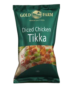 GOLD FARM DICED CHICKEN TIKKA   1KG