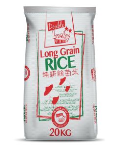 LONG GRAIN RICE  20KG  DOUBLE LUCKY