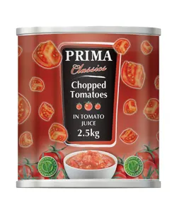 PRIMA CHOPPED TOMATOES 6 x 2550g