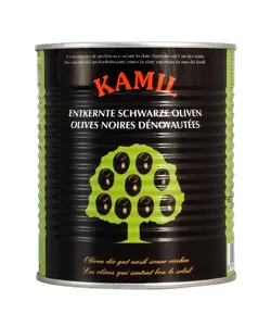 SLICED BLACK OLIVES TIN 1560g