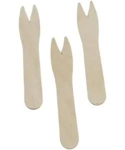 SMALL WOODEN CHIP  FORKS (1000)