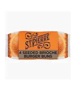 ST PIERRE 4.5 PLAIN BRIOCHE BUNS   6 X 7PACKS