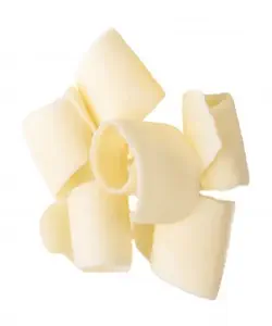 WHITE CHOCOLATE CURLS 1KG