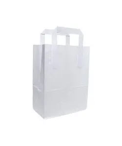 WHITE HANDLED CARRIER SOS MEDIUM 2 x 125