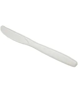WHITE PLASTIC KNIVES   100