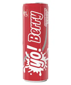 YO BERRY STRAWBERRY FLAVOUR CANS   24 X 330ML